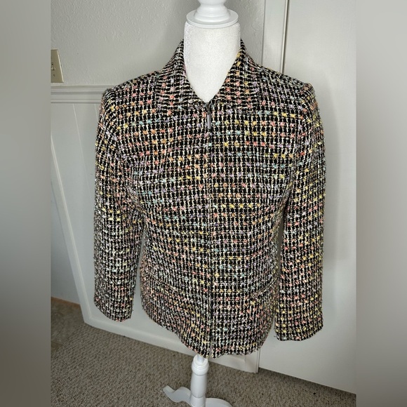 Sag Harbor multicolor Shirt Jacket size 6P - Picture 1 of 7